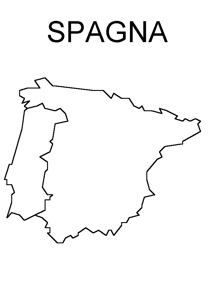 immagine cartine da colorare