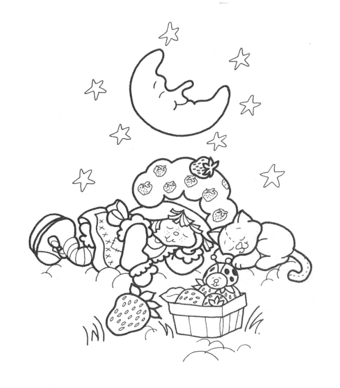 immagine charlotte aux fraises da colorare