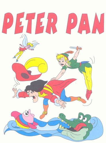immagine colora fiaba peter pan da colorare