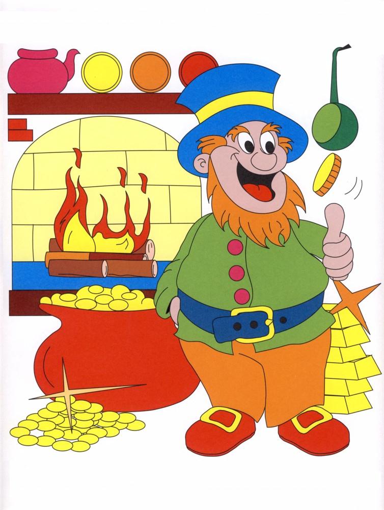 immagine colora fiaba pinocchio da colorare