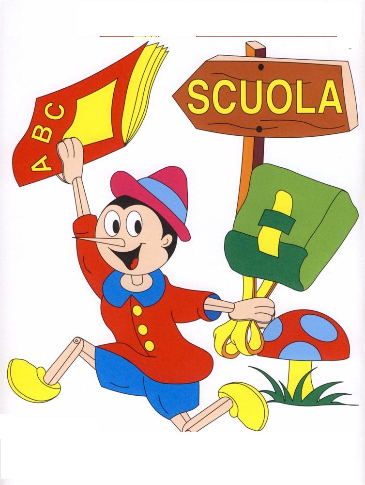 immagine colora fiaba pinocchio da colorare