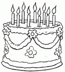 immagine compleanno da colorare