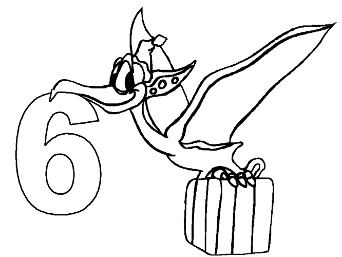 immagine compleanno da colorare