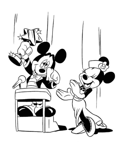 immagine coppia topolino da colorare