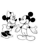 immagine coppia topolino da colorare