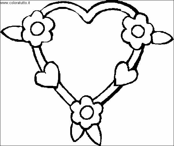 immagine cuori da colorare