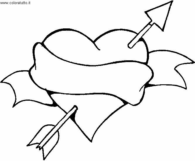 immagine cuori da colorare