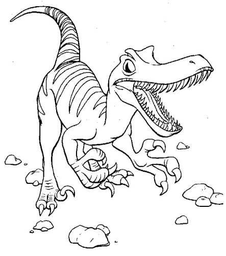 immagine dinosauri da colorare