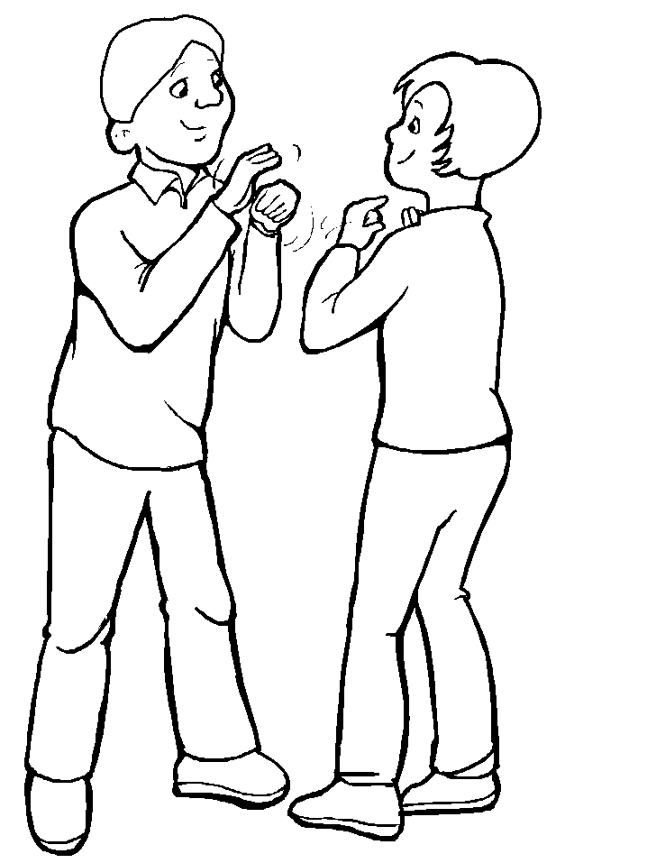 immagine disabili da colorare