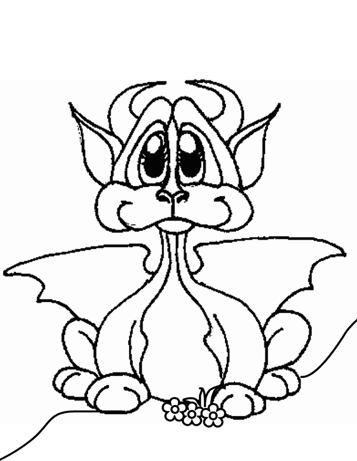 immagine draghi da colorare