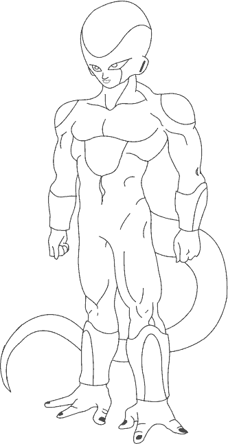 immagine dragon ball z da colorare