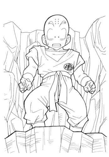 immagine dragon ball z da colorare