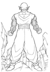 immagine dragon ball z da colorare