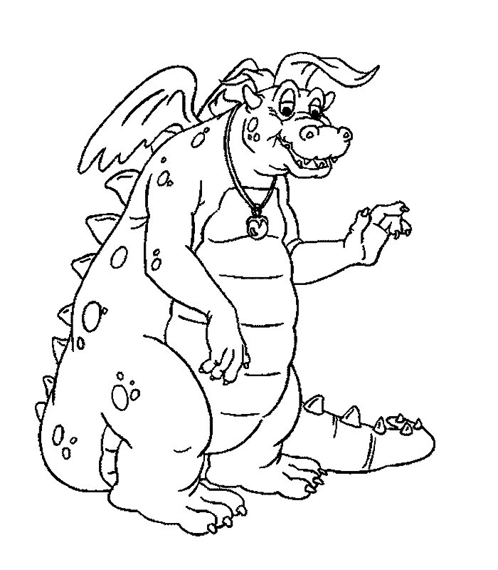 immagine dragon tales da colorare