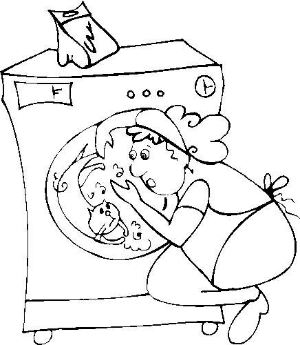 immagine elettrodomestici da colorare