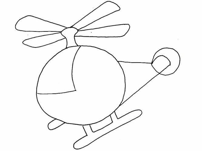 immagine elicotteri da colorare