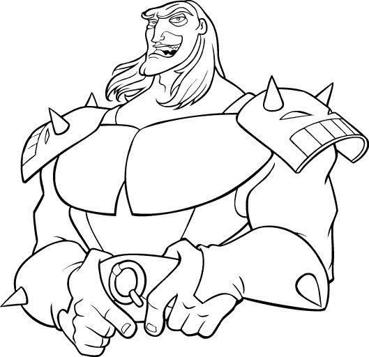 immagine excalibur da colorare