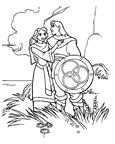 immagine excalibur da colorare