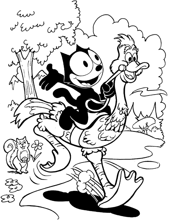 immagine felix da colorare