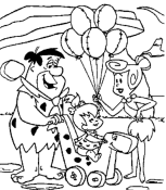 immagine flintstones da colorare