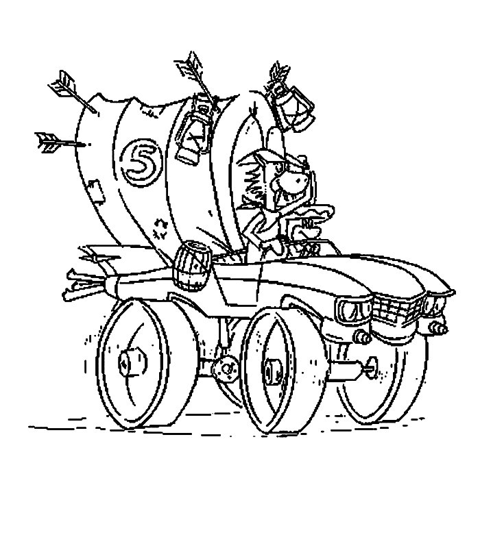 immagine flintstones da colorare