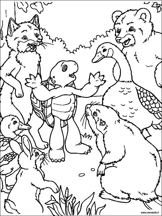 immagine franklin da colorare