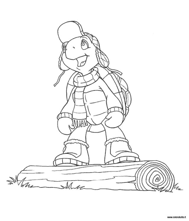 immagine franklin da colorare