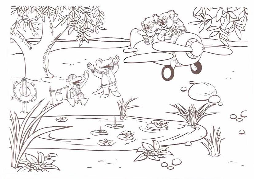 immagine fratelli koala da colorare