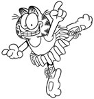 immagine garfield da colorare