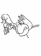 immagine gatti da colorare