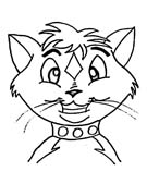 immagine gatti da colorare