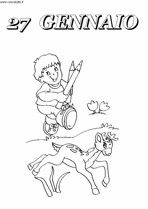 immagine giornalieri da colorare