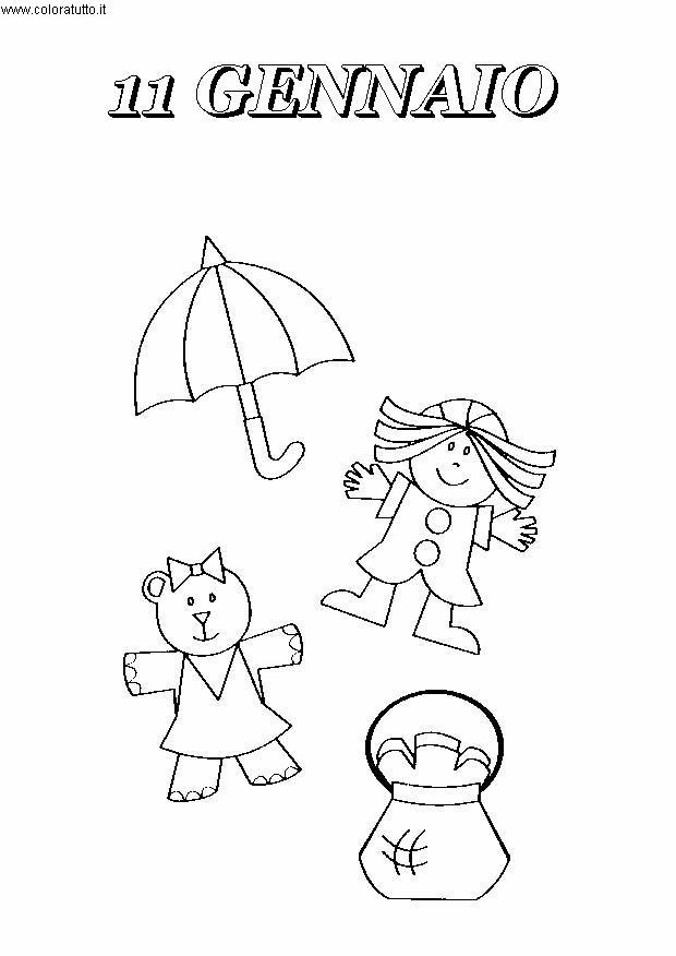 immagine giornalieri da colorare