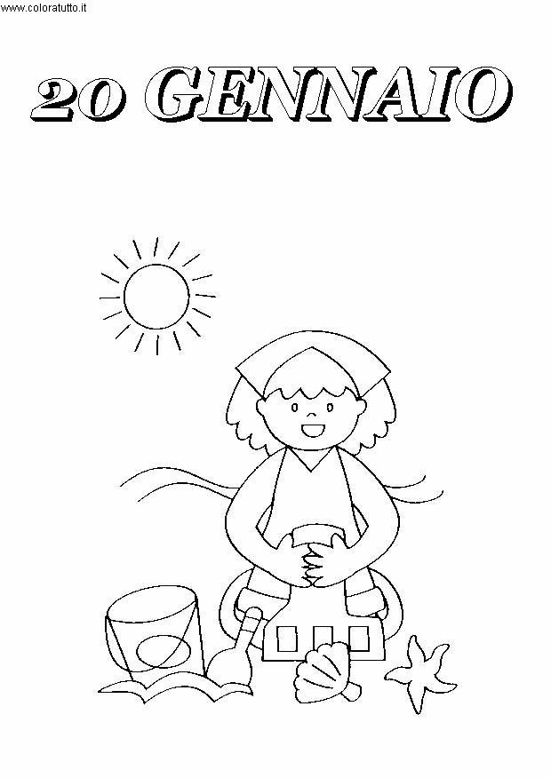 immagine giornalieri da colorare