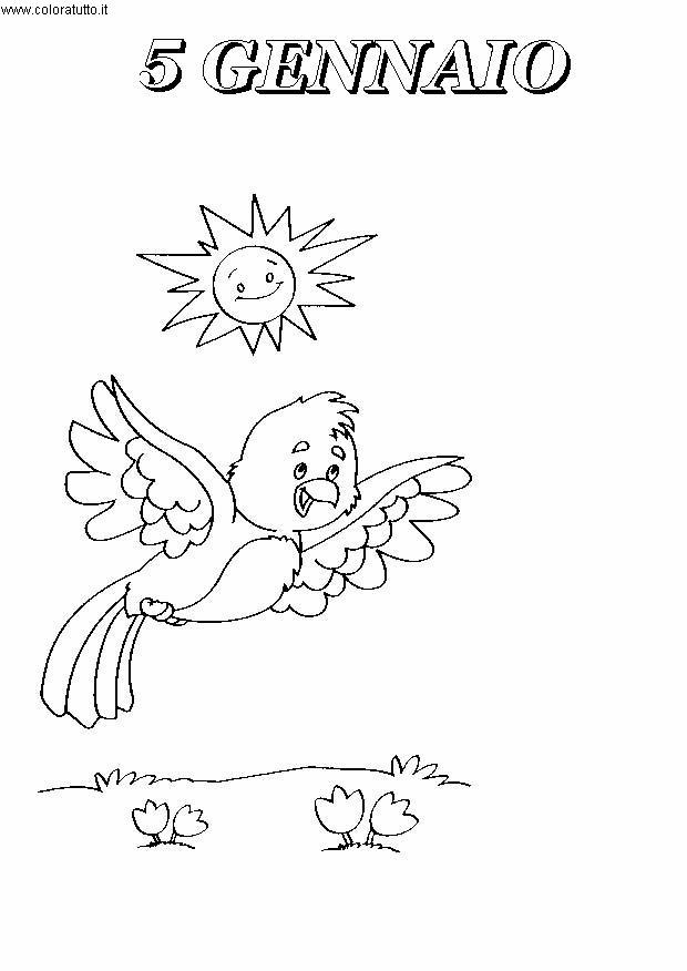 immagine giornalieri da colorare