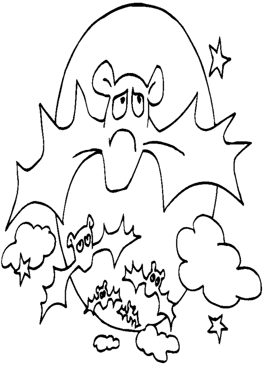 immagine halloween da colorare