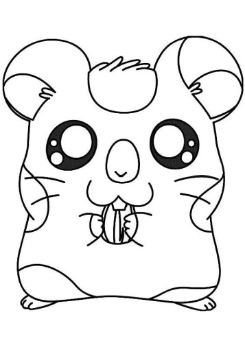 immagine hamtaro da colorare