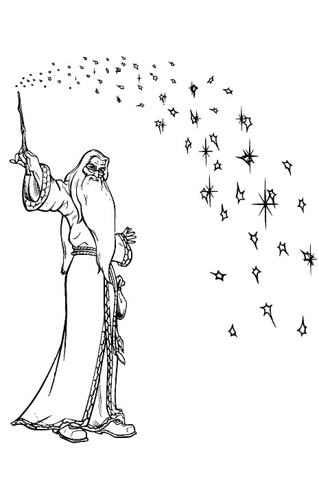 immagine harry da colorare