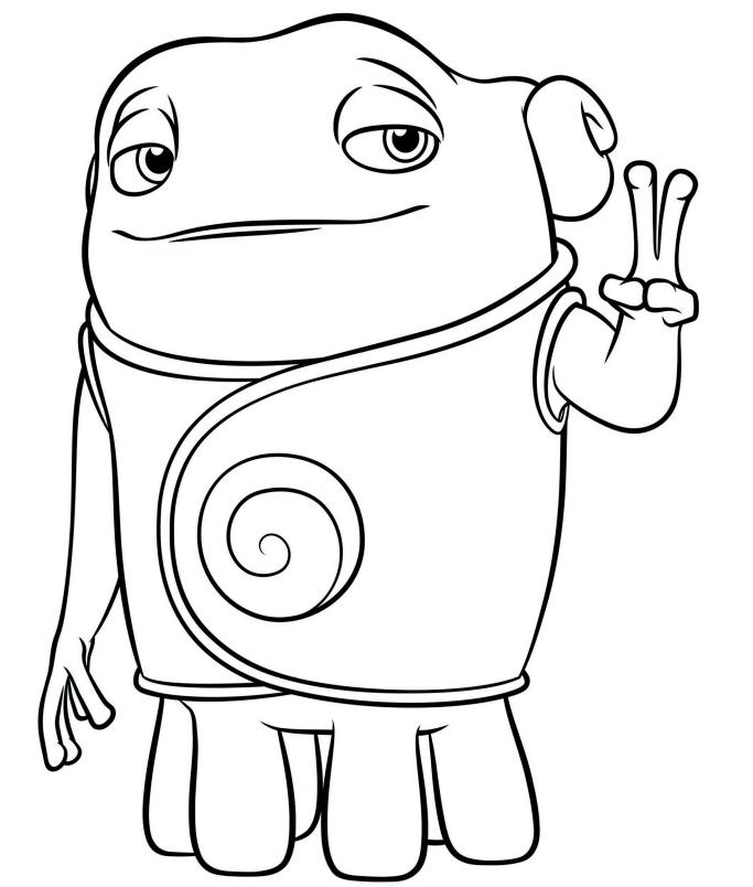 immagine home a casa da colorare