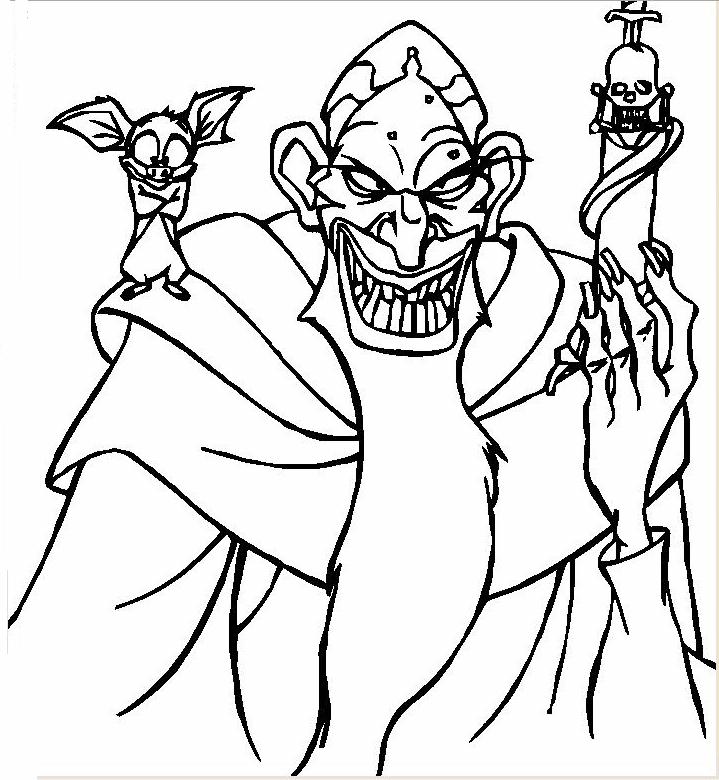 immagine home a casa da colorare