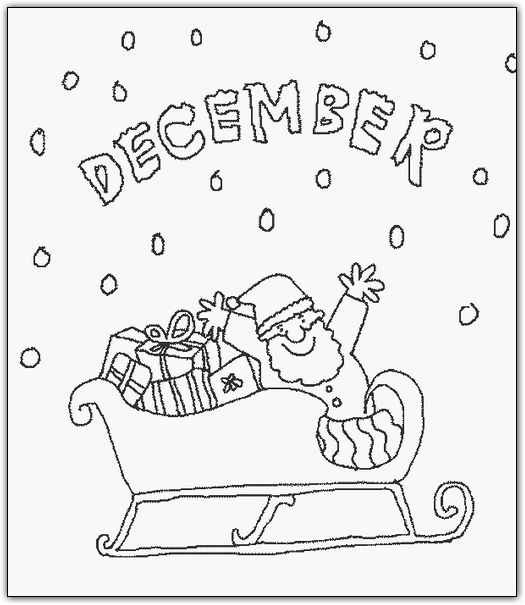 immagine i mesi da colorare