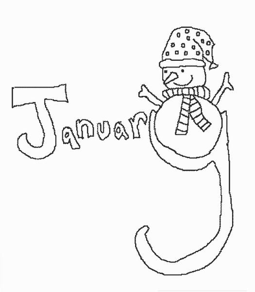 immagine i mesi da colorare