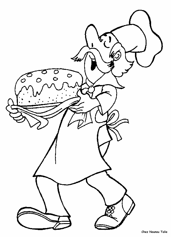 immagine i mestieri da colorare