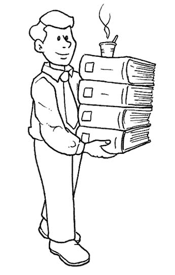 immagine i mestieri da colorare