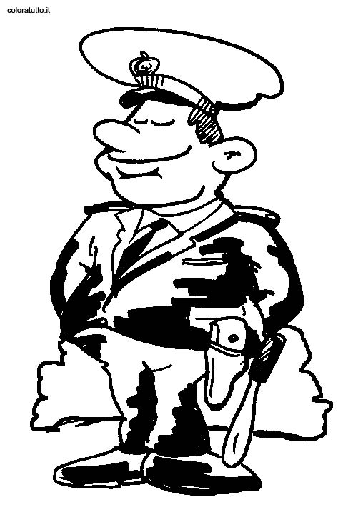 immagine i mestieri da colorare