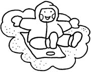 immagine inverno da colorare