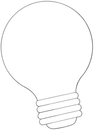 immagine lampadine da colorare