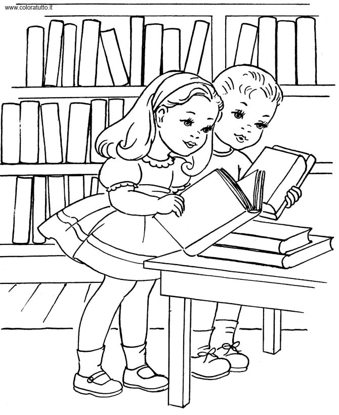immagine libri da colorare