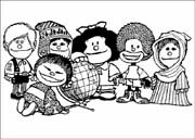 immagine mafalda da colorare