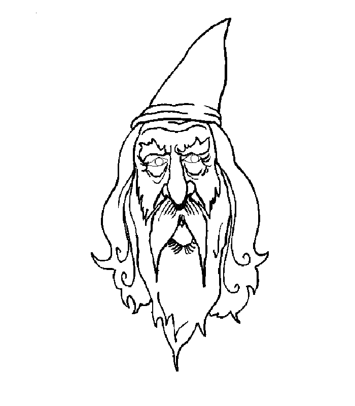 immagine maghi da colorare